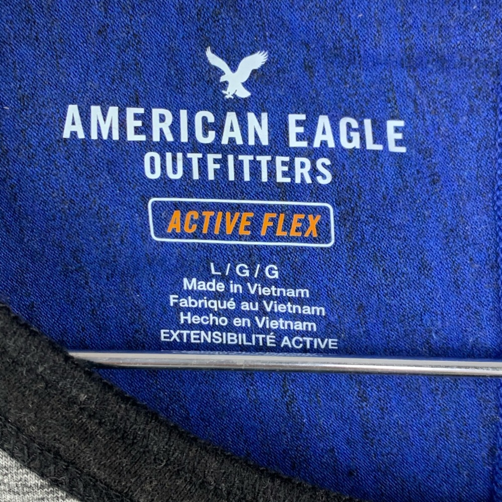 American Eagle | Active Flex Button Up T-Shirt - image 3